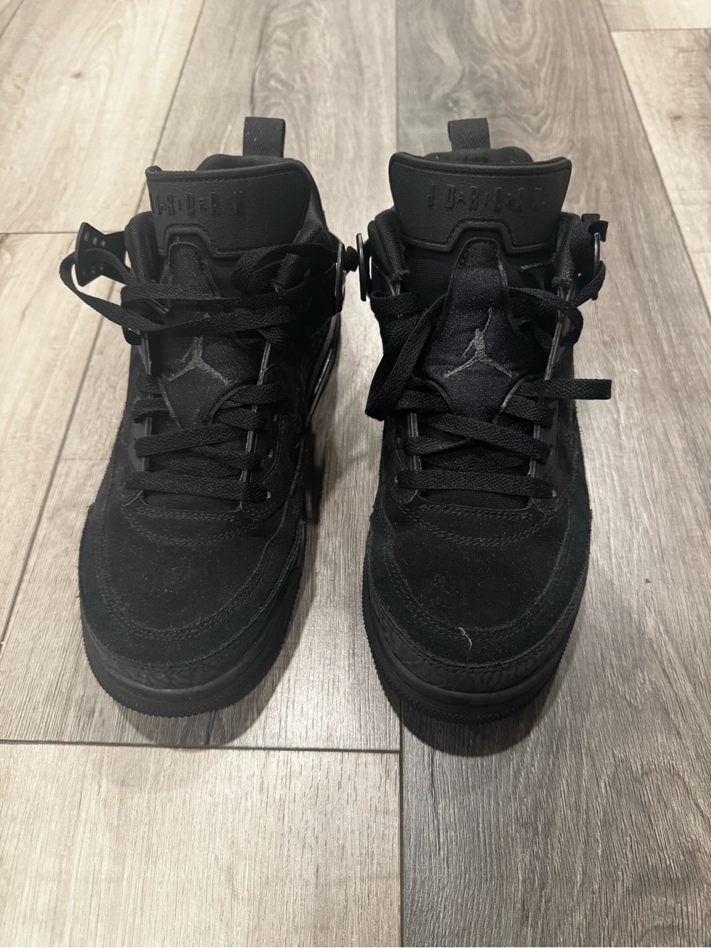 Jordan All-Black High-Top Sneakers
